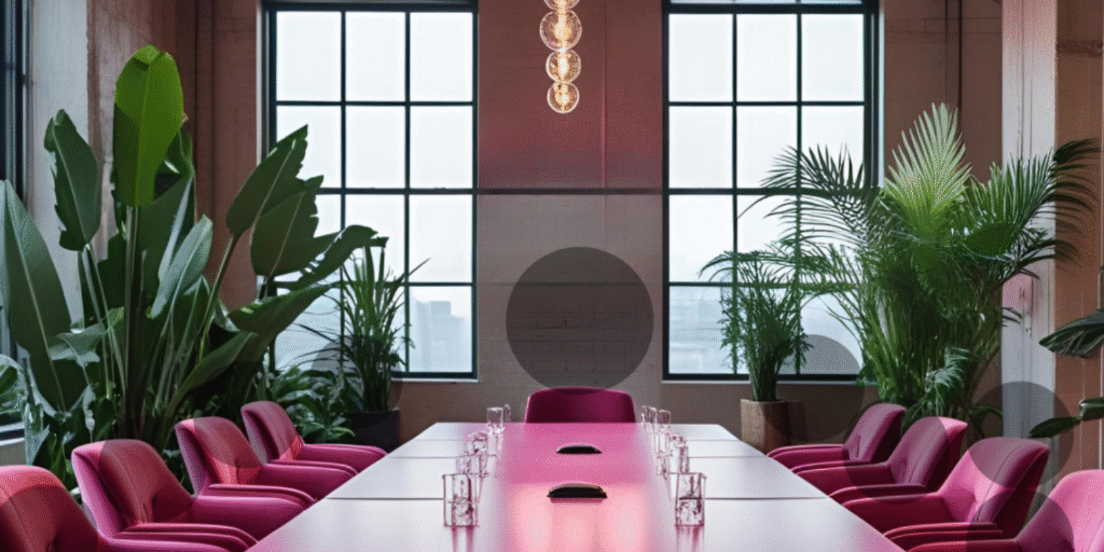pink conference room