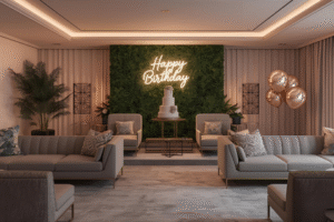 Chic Glam Celebration Room Chic Glam Celebration Room