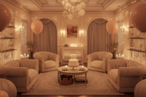 Vintage Gold Celebration Room Vintage Gold Celebration Room